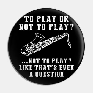 Saxophone Serenade - A Playful Musician's Tee! Pin