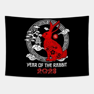 Year of The Rabbit 2023 Zodiac Horoscope - Chinese New Year Tapestry