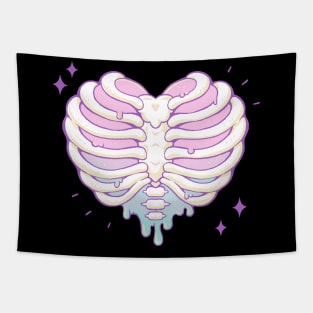 Rib Cage Heart Tapestry