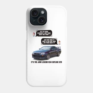 R34 Skyline GTR Phone Case