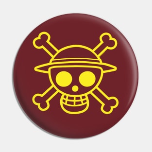 LUFFY - Skull & Bones - line Pin