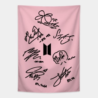 bangtan signature Tapestry