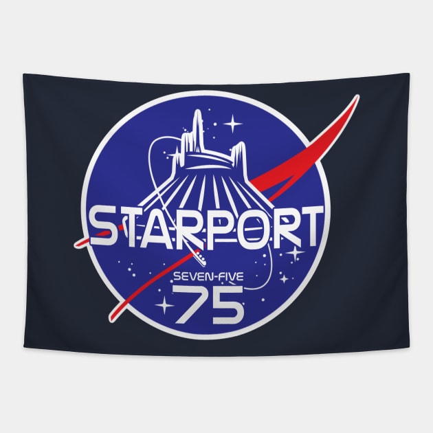 Starport 75 Tapestry by EnchantedTikiTees