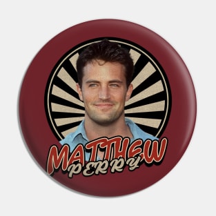 Vintage Circle Matthew Perry Pin