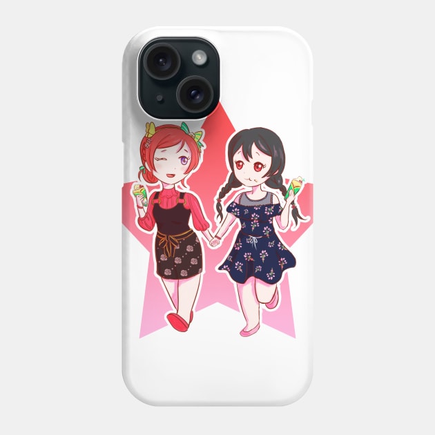 Maki & Nico Phone Case by Ebidcheese