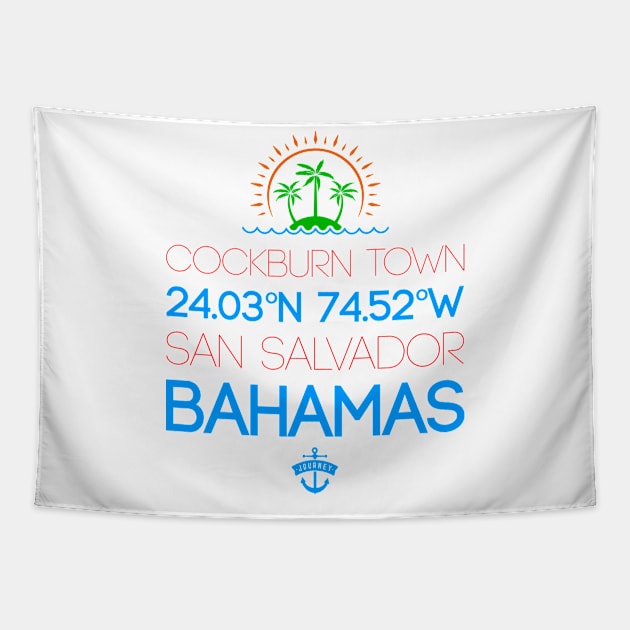 Cockburn Town, Bahamas Tapestry by funfun