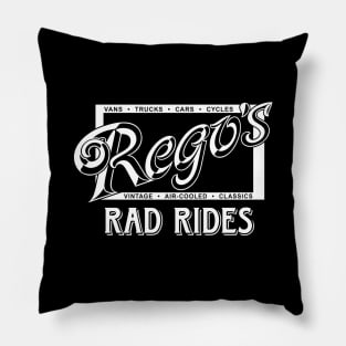 Rego's Rad Rides Pillow