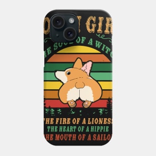 Corgi Girl - Witch - Lioness - Hippie - Sailor (109) Phone Case