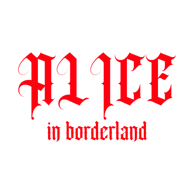 Alice in borderland title red by CERA23