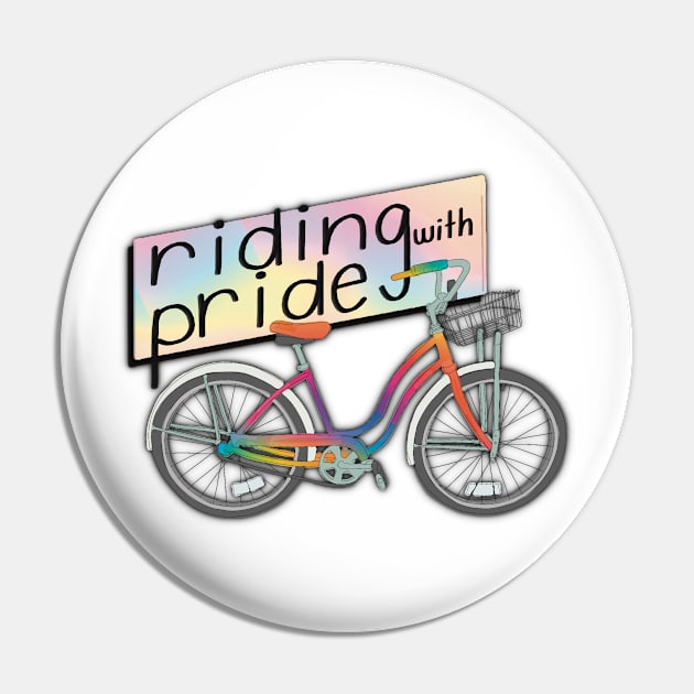 Riding with Pride Pin by cherdoodles