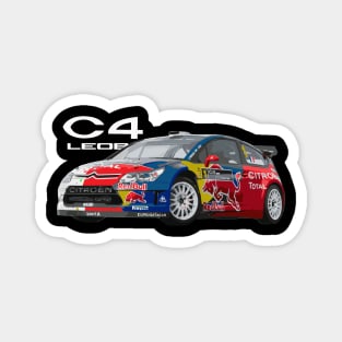 Sébastien Loeb C4 WRC CAR Magnet