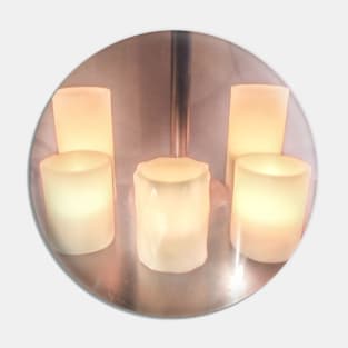 Peaceful with Candles Pin