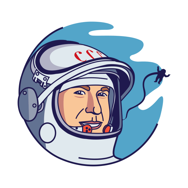 Alexey Leonov- first spacewalk by JaLand