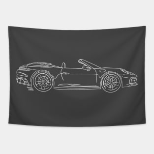 Porsche 911 Carrera GTS coupé Tapestry