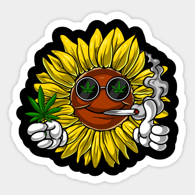 Trippy Psychedelic Love And Peace Hippie Sunflower Stickers For Adults  WES006 From Harrypopper, $2.44