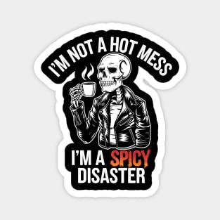 Spicy Disaster Skeleton Magnet