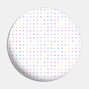 Jolly Rainbow Dot Grid Pin