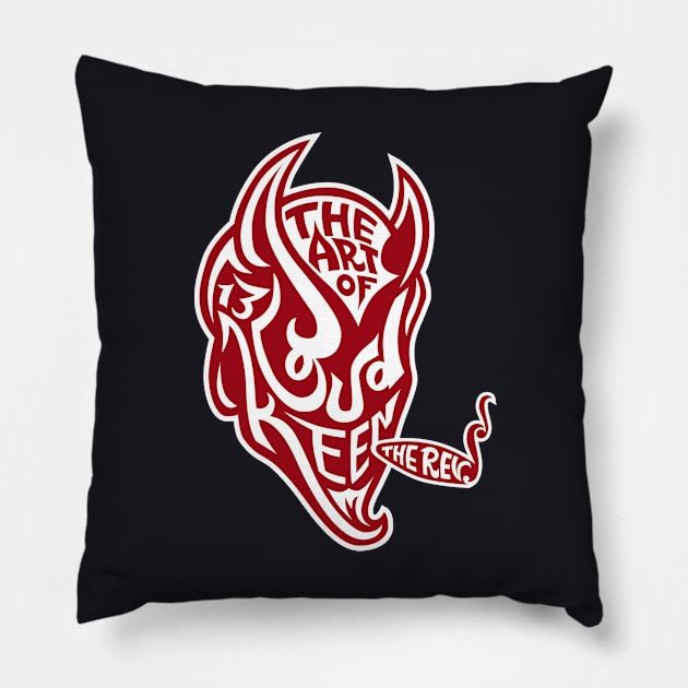 The Art Of Bud Keen Logo Pillow by Bud Keen