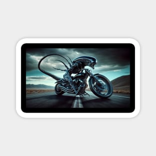 Alien Biker I Magnet