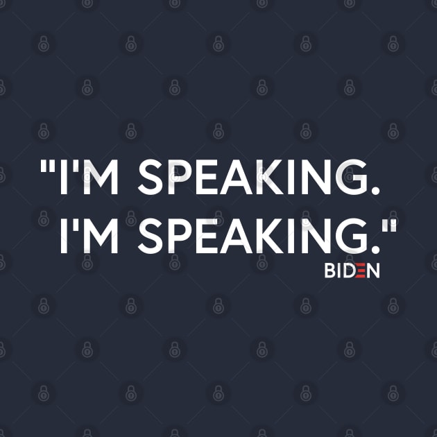 "I'm Speaking. I'm Speaking." 2020 Vice Presidential Debate Joe Biden Kamala Harris by CH