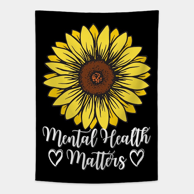 Mental Health Matters Tapestry by Murray's Apparel