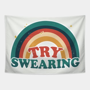 Try Swearing Tapestry