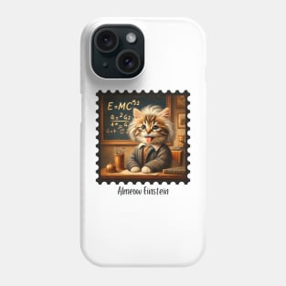 Almeow Einstein Phone Case