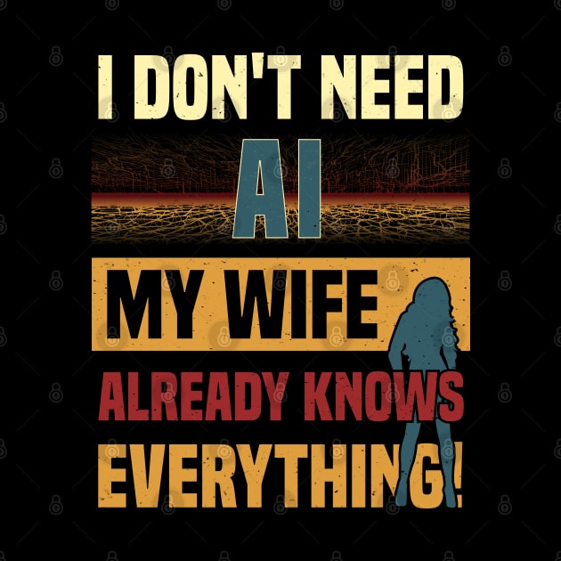 Funny Husband Joke -> AI Chatbot vs. Wife for Men & Robots by Primo Style