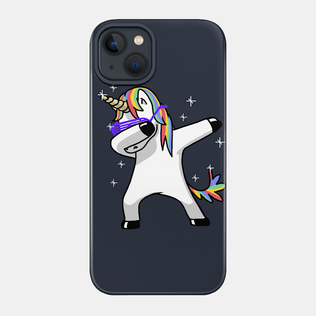 Dabbing Unicorn - Unicorn - Phone Case