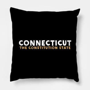 Connecticut - The Constitution State Pillow