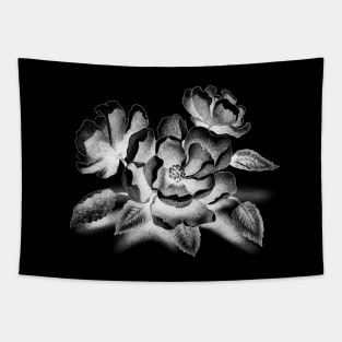 Flowers Dark Tapestry