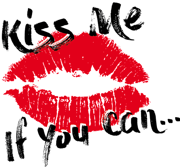 Kiss Me If You Can Kids T-Shirt by sebstgelais