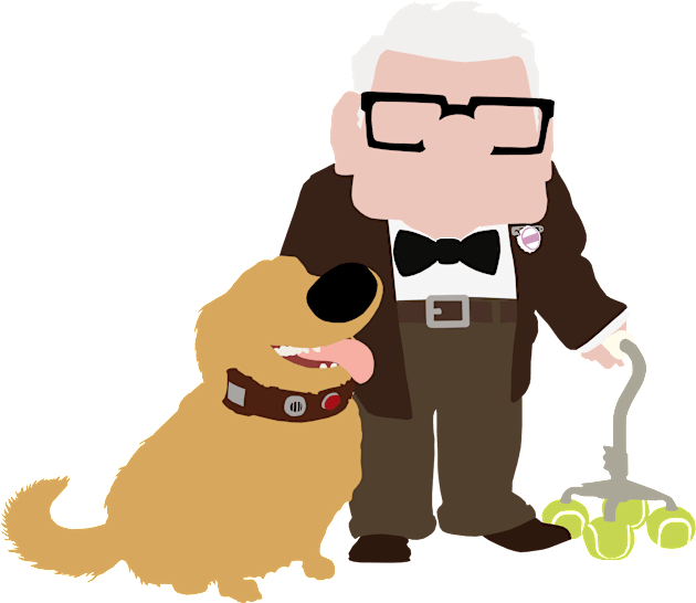 Old Man and His Loyal Dog Kids T-Shirt by beefy-lamby