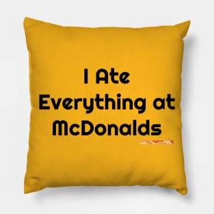 Baconsale Ate McDonalds Pillow