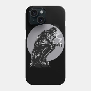 The thinker coffee Phone Case