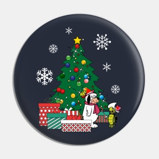 Touche Turtle And Dum Dum Around The Christmas Tree Pin