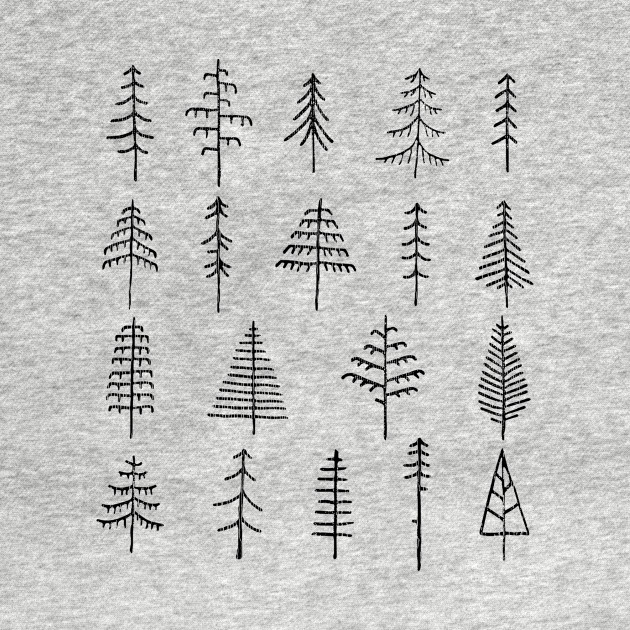 Trees Trees & MORE TREES!!! - Tree - T-Shirt