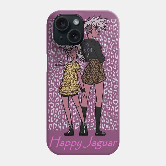 Happy Jaguar Phone Case by TeeJay93