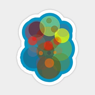 Bubbles Color Design Magnet