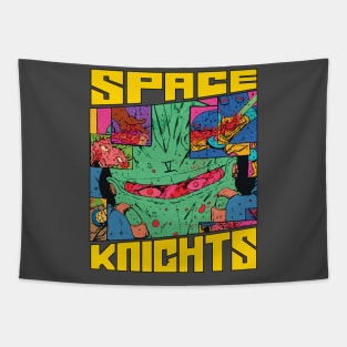 Space Knights - Split Decision Tapestry