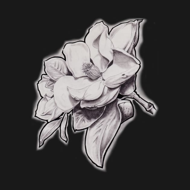 Magnolias Pencil by Destro