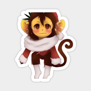 Cute Monkey Drawing Magnet