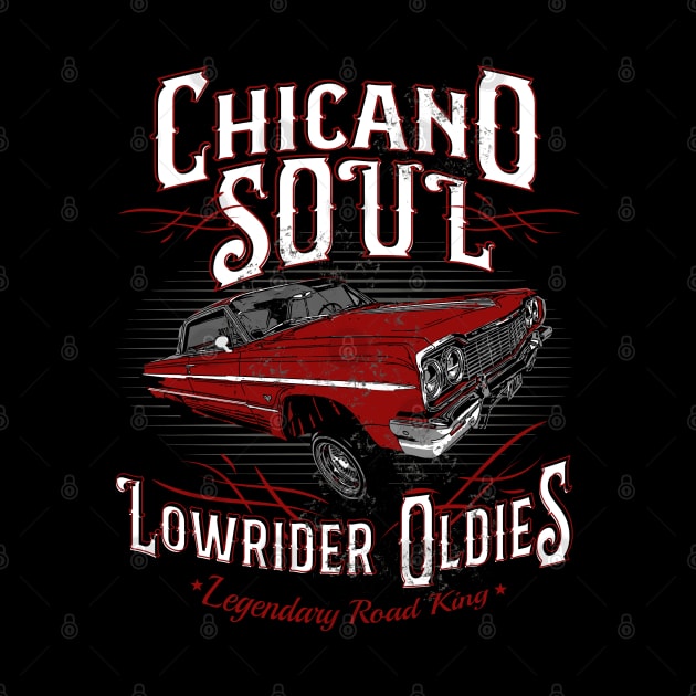 Chicano Soul Lowrider Oldies Legendary Road King by Jandjprints