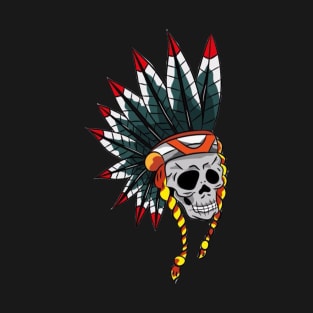 the skull is Apache T-Shirt