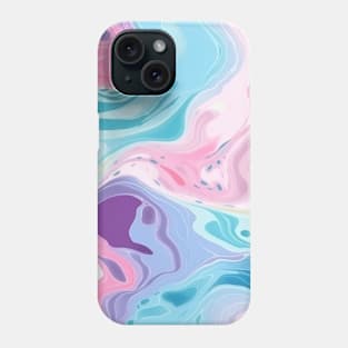 Abstract oil and water mix background Phone Case