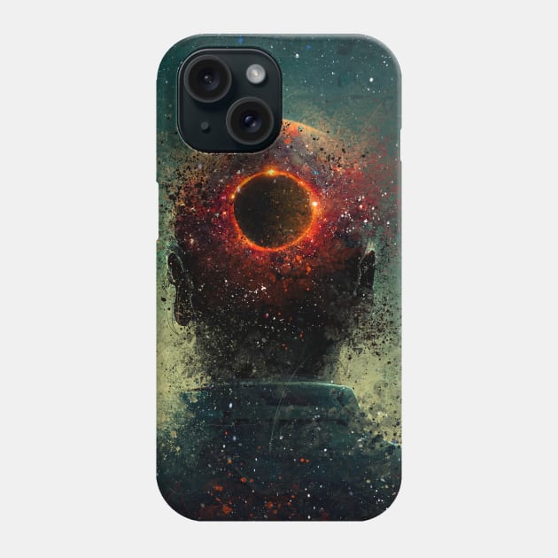 Black Hole Phone Case by benheineart