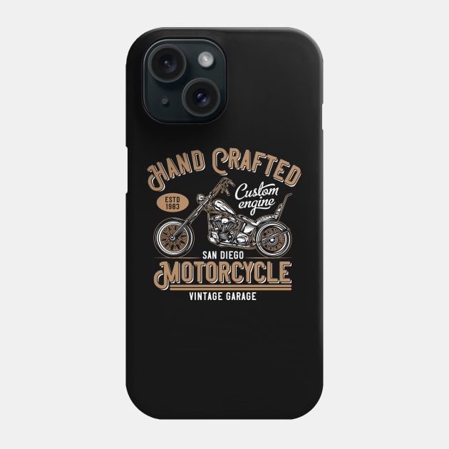 Hand crafted motocycle Phone Case by Design by Nara