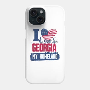 Georgia my homeland Phone Case