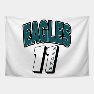 philadelphia eagles star AJ brown Tapestry