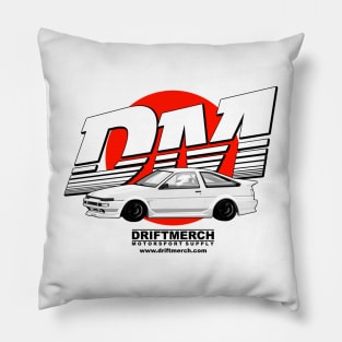 Drift Merch Motorsport Supply DM Logo AE86 with Japan Flag - Light Pillow